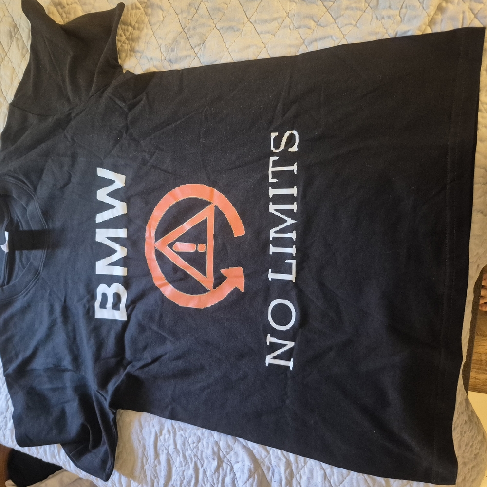 BMW Black and Orange Short Sleeve Tee